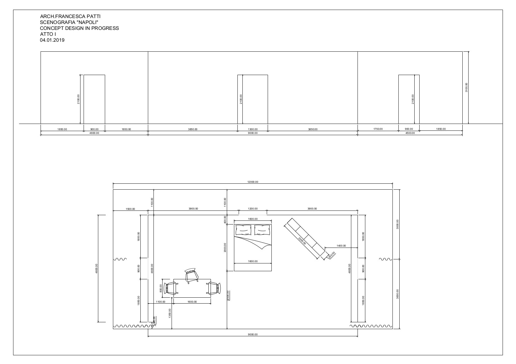 Progetti scenografici - Napoli