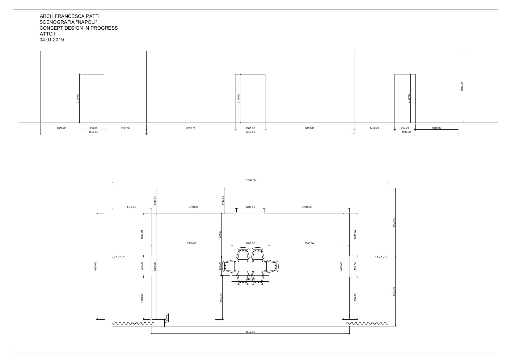 Progetti scenografici - Napoli