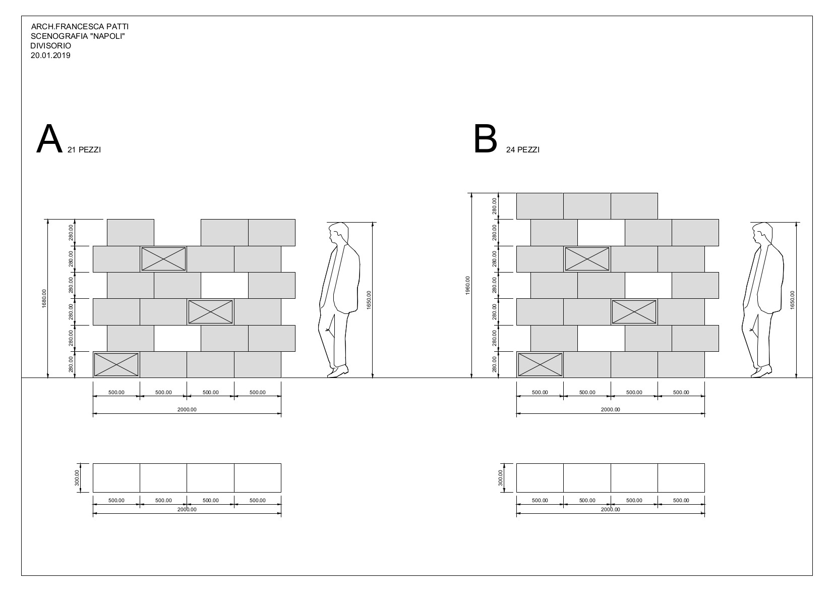 Progetti scenografici - Napoli